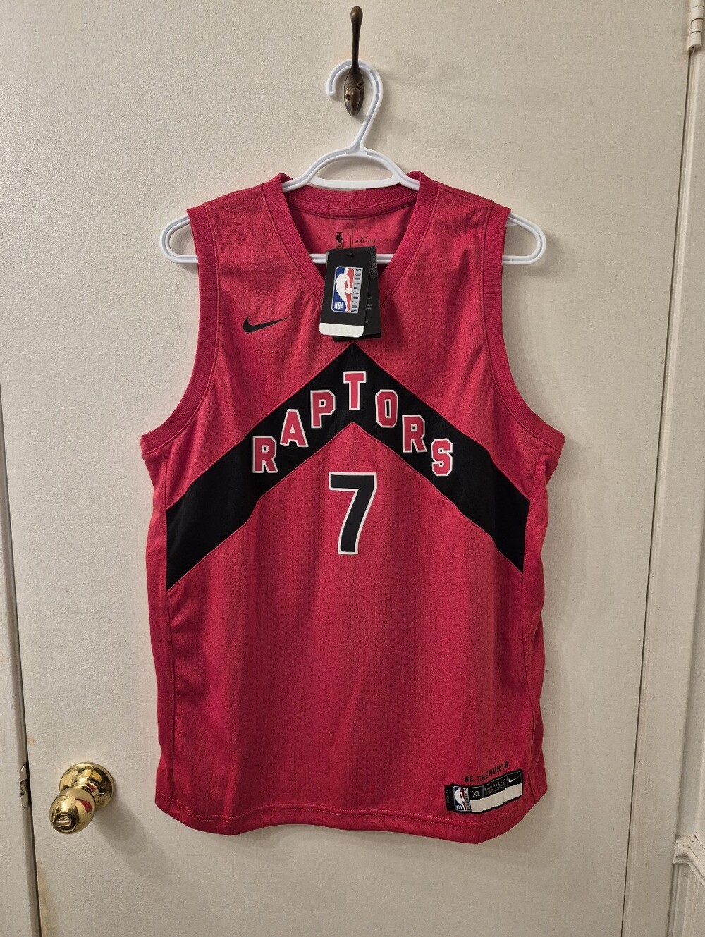 NWT Kyle Lowry Toronto Raptors Youth Jersey XL (Men's Med) Nike Swingman Jersey